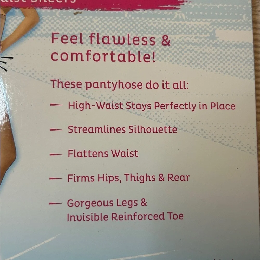SPANX Assets Red Hot Label High-Waist Sheers Shaping Pantyhose. NEW  7G black